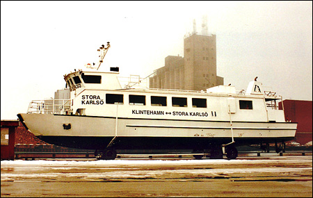 Stora Karlsö på kajen i Klintehamn, Gotland 2006-03-27