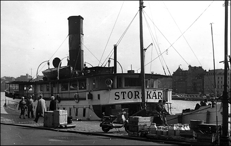 Storskär vid Strömkajen, Stockholm 1962