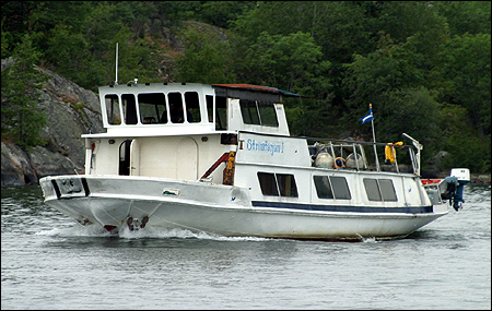 Strömfärjan 1 i Lindalssundet, Värmdö 2004-08-02