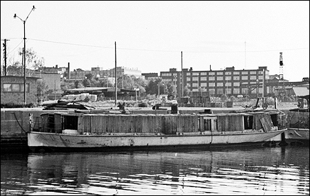 Strömfärjan 1 vid Hammarbykanalen, Stockholm 1968