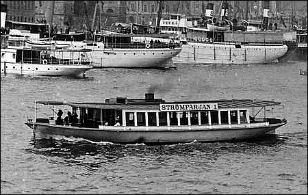 Strömfärjan 1 på Strömmen, Stockholm ca. 1910
