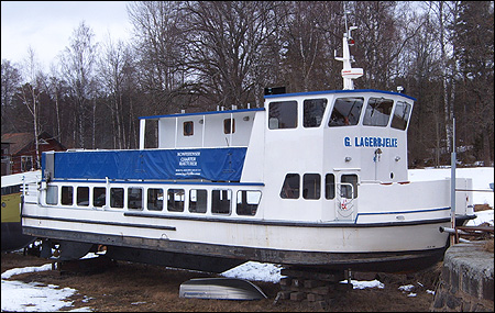 Gustaf Lagerbjelke i Hjälmare docka, Arboga 2006-04-08
