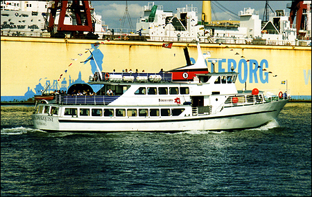Lasse Dahlquist vid Cityvarvet, Göteborg 2001-08-25