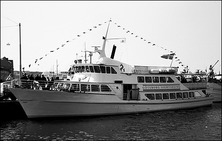 Lasse Dahlquist under dopcermonin vid Stenpiren, Göteborg 1993-05-08