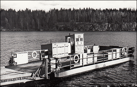 F�rja 62/206 vid V:a F�gelvik, T�cksfors 1967-01-28