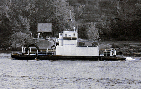 Färje vid Västerbron, Stockholm 1969-09-10