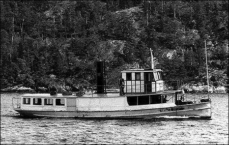 Amaranth som Brynhilda vid Klippudden, Lidingö 1984-06