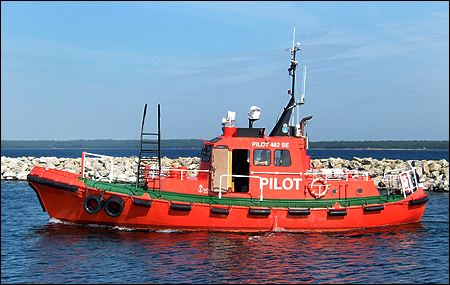 Pilot 462 SE i F�r�sund, Gotland 2009-09-08