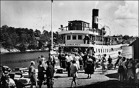 Kanholmen vid Södermöja brygga ca. 1930