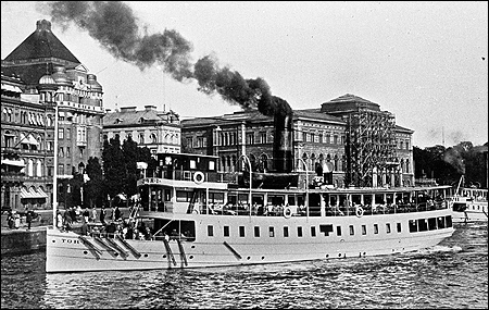 Tor I vid Södra Blasieholmshamnen, Stockholm ca. 1920