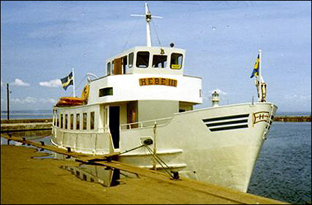 Hebe III i Gränna hamn 1971