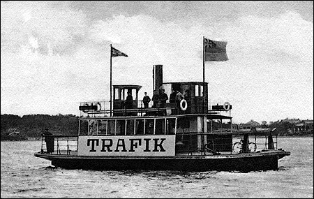 Trafik mellan Luleå och Bergnäset ca. 1901