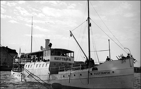Kusttrafik i Härnösand 1953-06