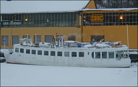 Sj�kronan vid M�larvarvet, Stockholm 2010-12-29