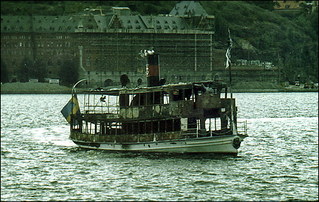 Drottningholm på Riddarfjärden, Stockholm 1980-09