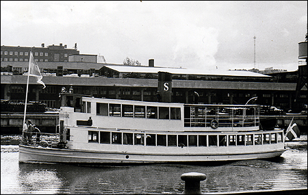 Nya Strömma Kanal i Hammarbykanalen, Stockholm 1968-08-13