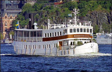 Riddarholmen p� Riddarfj�rden, Stockholm 2004-06-24
