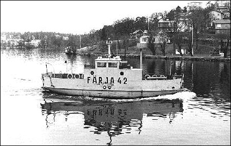 F�rja 61/42 vid Ekensbergs varv, Stockholm 1971-04-15