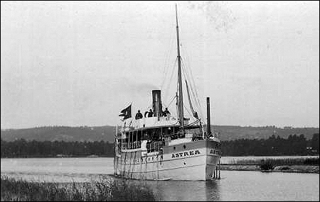 Astrea vid Rödesund, Karlsborg ca. 1900