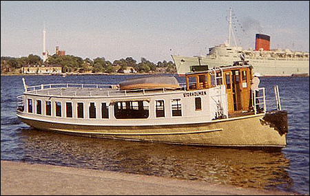 Storholmen vid Skeppsbron, Stockholm 1966