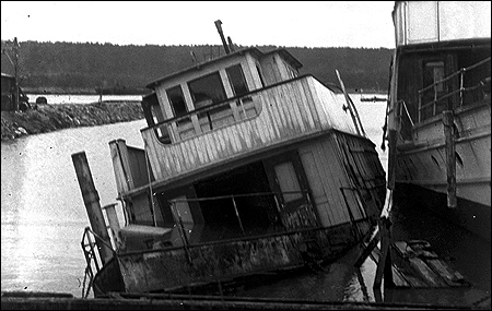 Dalar II havererad vid Hammarbyverken, Stockholm 1937